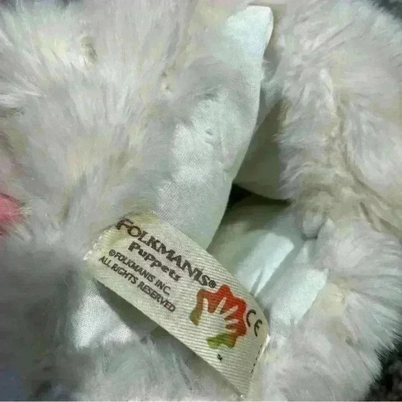 Folkmanis Polar Bear Hand Puppet Standing Sitting Arctic Bear See Note - Picture 5 of 11